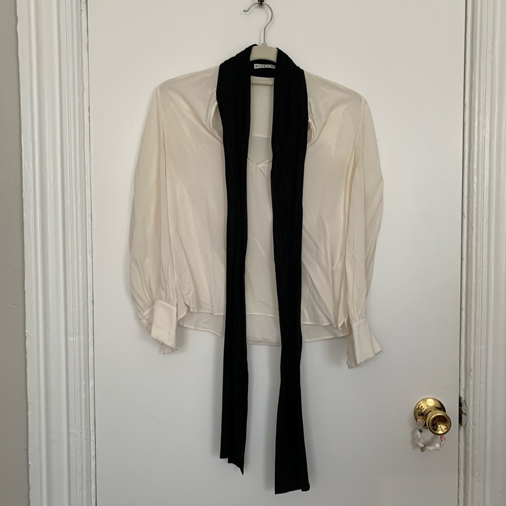 Alice and Olivia Silk Top